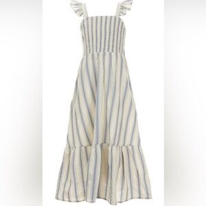 Chelsea & Violet Big Girl’s Stripe Smocked Midi Kids Dress - Size M (8/10) NWT